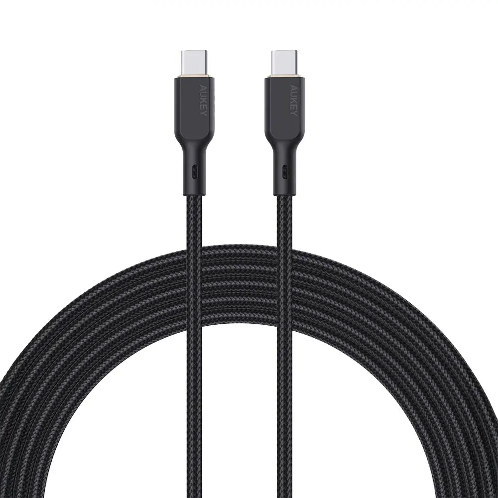 Câble Data USB-C vers USB-C AUKEY CB-KCC102 1.8m 100W Noir