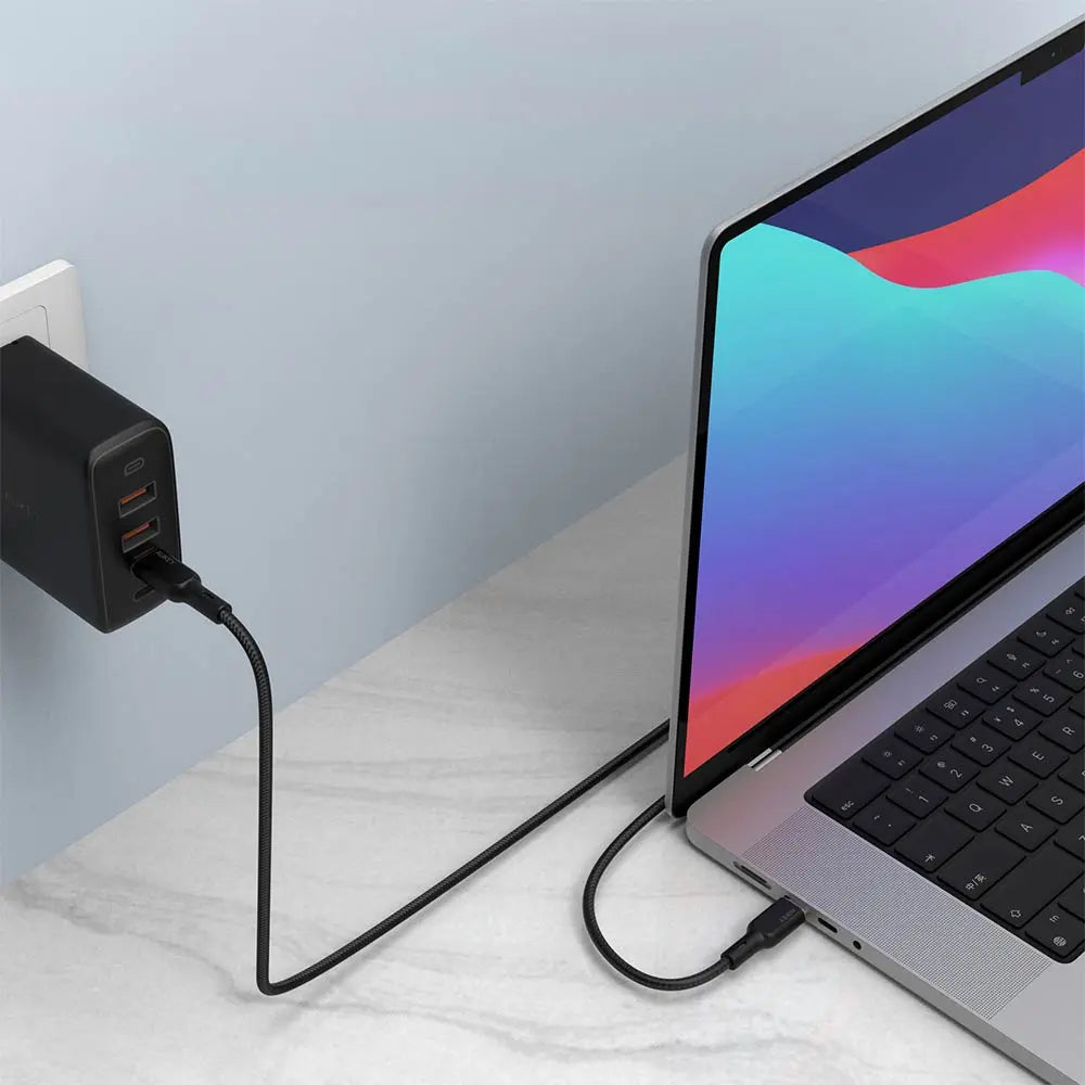 Câble Data USB-C vers USB-C AUKEY CB-KCC102 1.8m 100W Noir