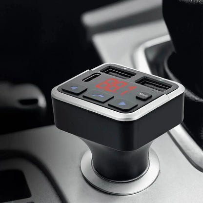 Transmetteur FM Bluetooth & Chargeur Voiture T'nb FMCT07V2 Noir
