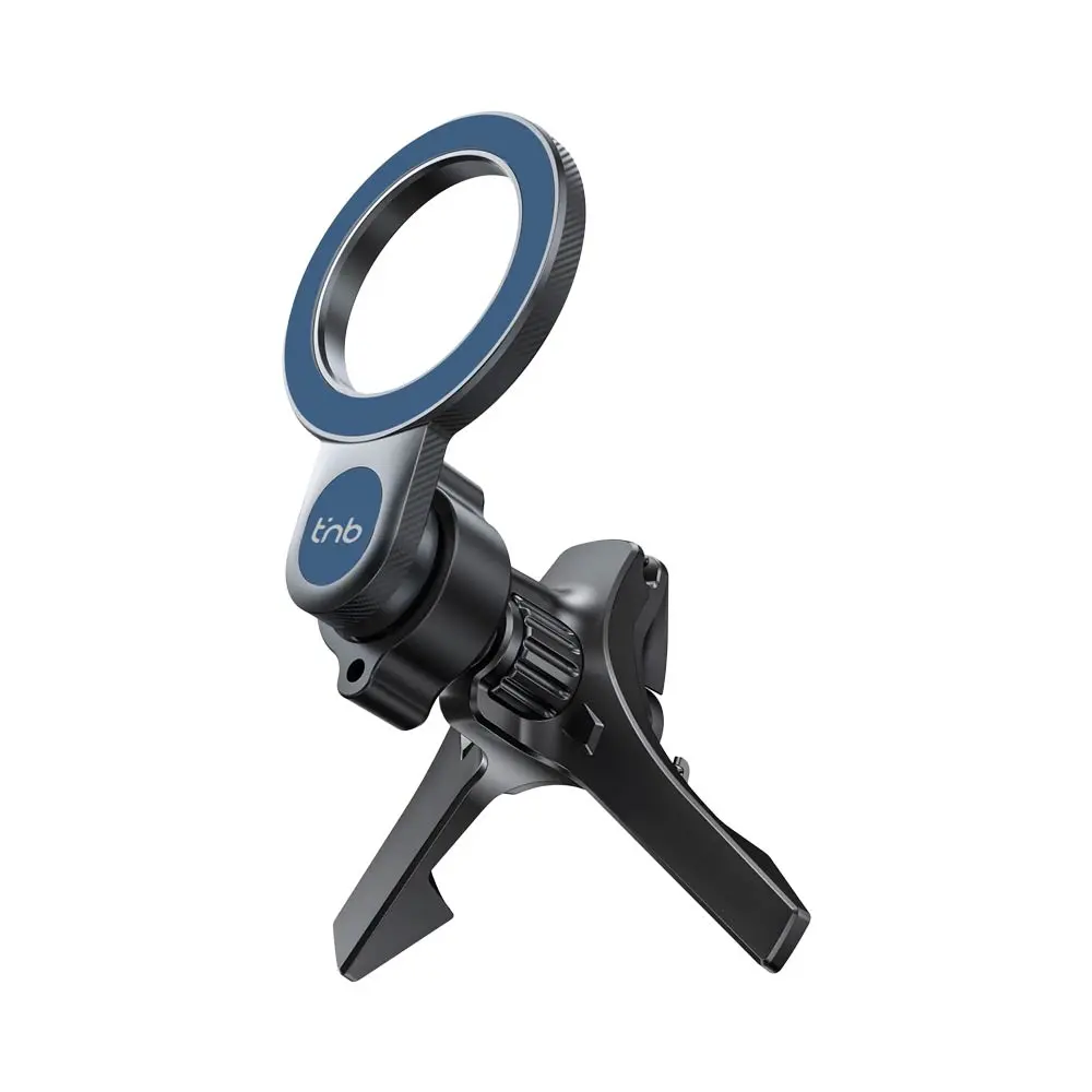 Support Smartphone Magnétique pour Voiture T'nb CARMAGSFBL pour Grille d'Aération Bleu