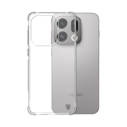 Coque Silicone Renforcée PROTECT pour OPPO Find X9 Transparent