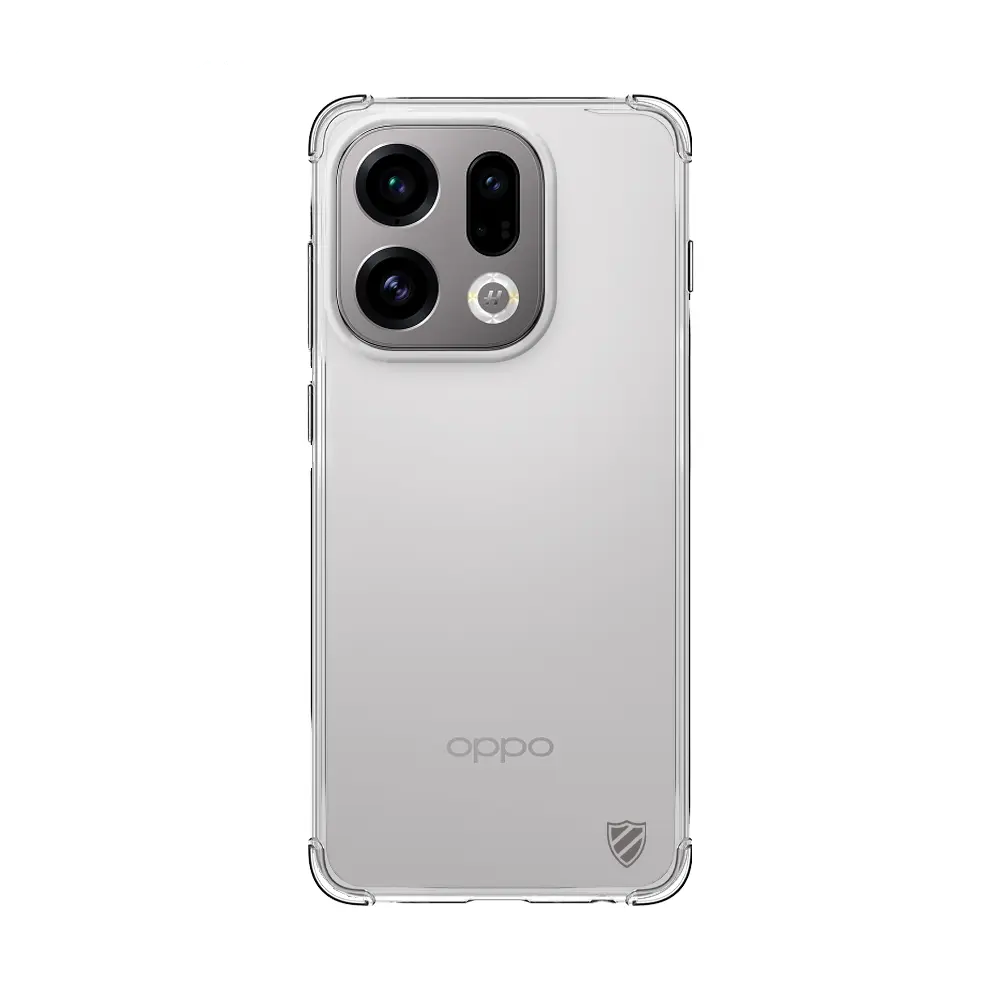Coque Silicone Renforcée PROTECT pour OPPO Find X9 Transparent