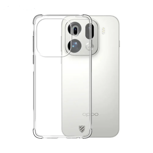 Coque Silicone Renforcée PROTECT pour OPPO Find X9 Pro Transparent