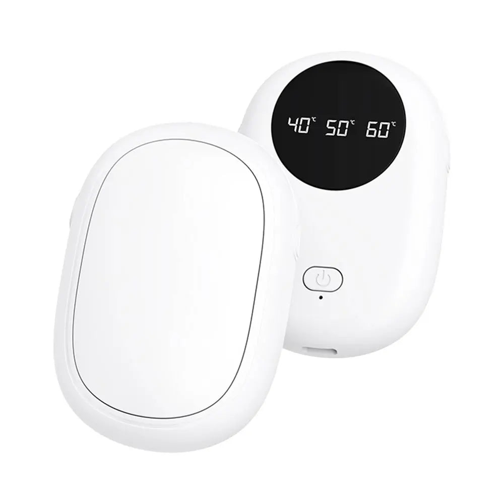 Chauffe Mains Rechargeable Magnétique Blanc