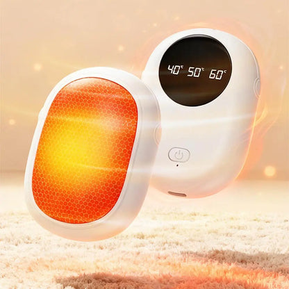 Chauffe Mains Rechargeable Magnétique Blanc
