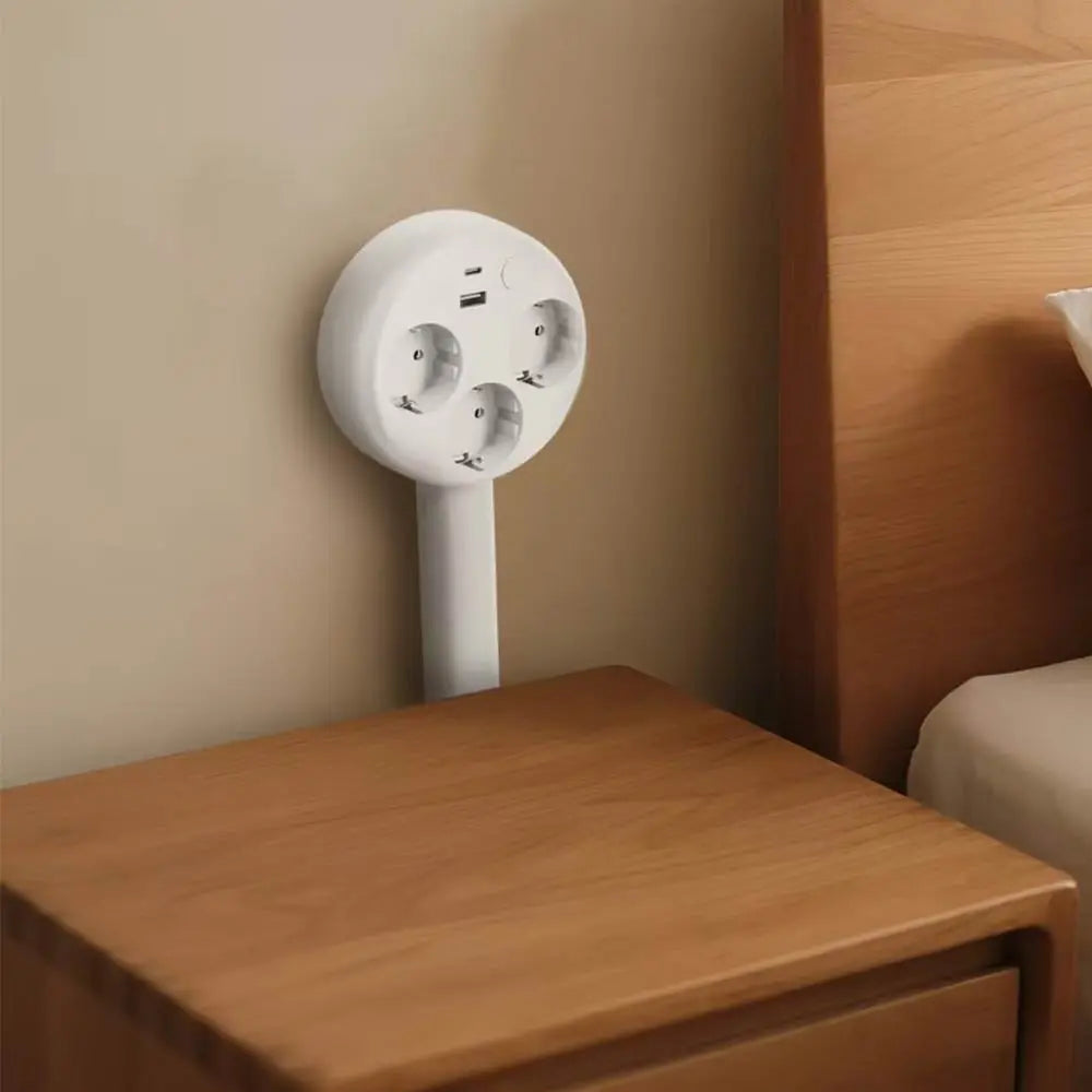 Multiprise Rallonge Télescopique avec Ports USB + USB-C