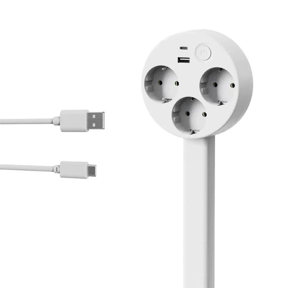 Multiprise Rallonge Télescopique avec Ports USB + USB-C
