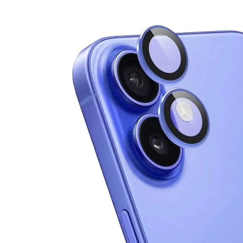Protection Lentille Apple iPhone 16/iPhone 16 Plus Bleu