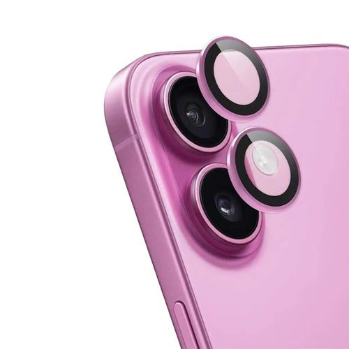 Protection Lentille Apple iPhone 16/iPhone 16 Plus Rose