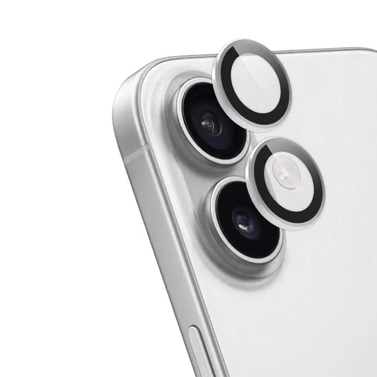Protection Lentille Apple iPhone 16/iPhone 16 Plus Blanc