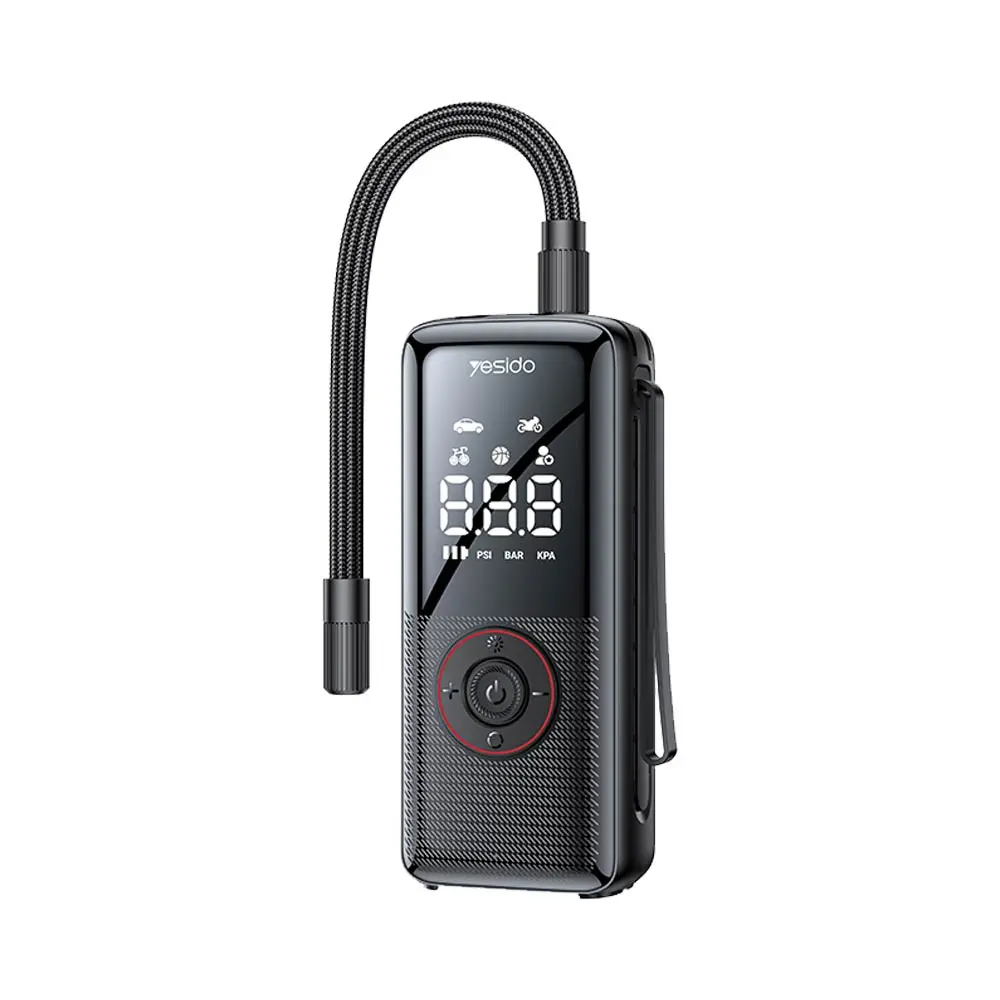Mini Pompe Électrique Yesido VC17 5000mAh Noir