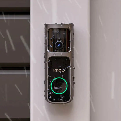 Sonnette Vidéo sans Fil IA Imou Doorbell 3 Kit avec Batterie 5000mAh et Répéteur Wi-Fi
