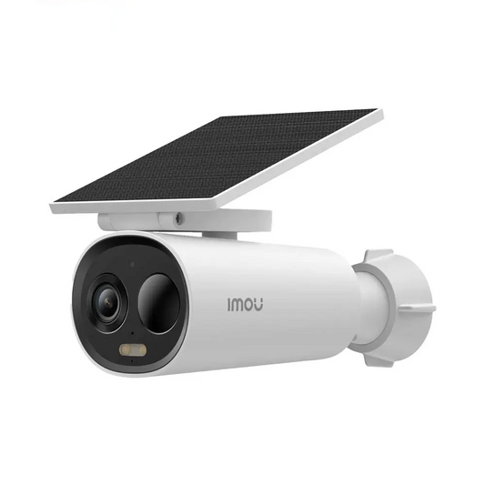 Caméra de Surveillance IA sans Fil Extérieure Imou Cell 3C All In One 3MP 2K Wi-Fi avec Batterie 5000mAh et Panneau Solaire IPC-K9DCP-3T0WE-V2-imou Blanc