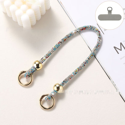 Cordon de téléphone portable de luxe avec strass
