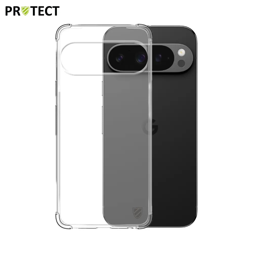 Coque Silicone Renforcée PROTECT pour Google Pixel 9 Pro Transparent