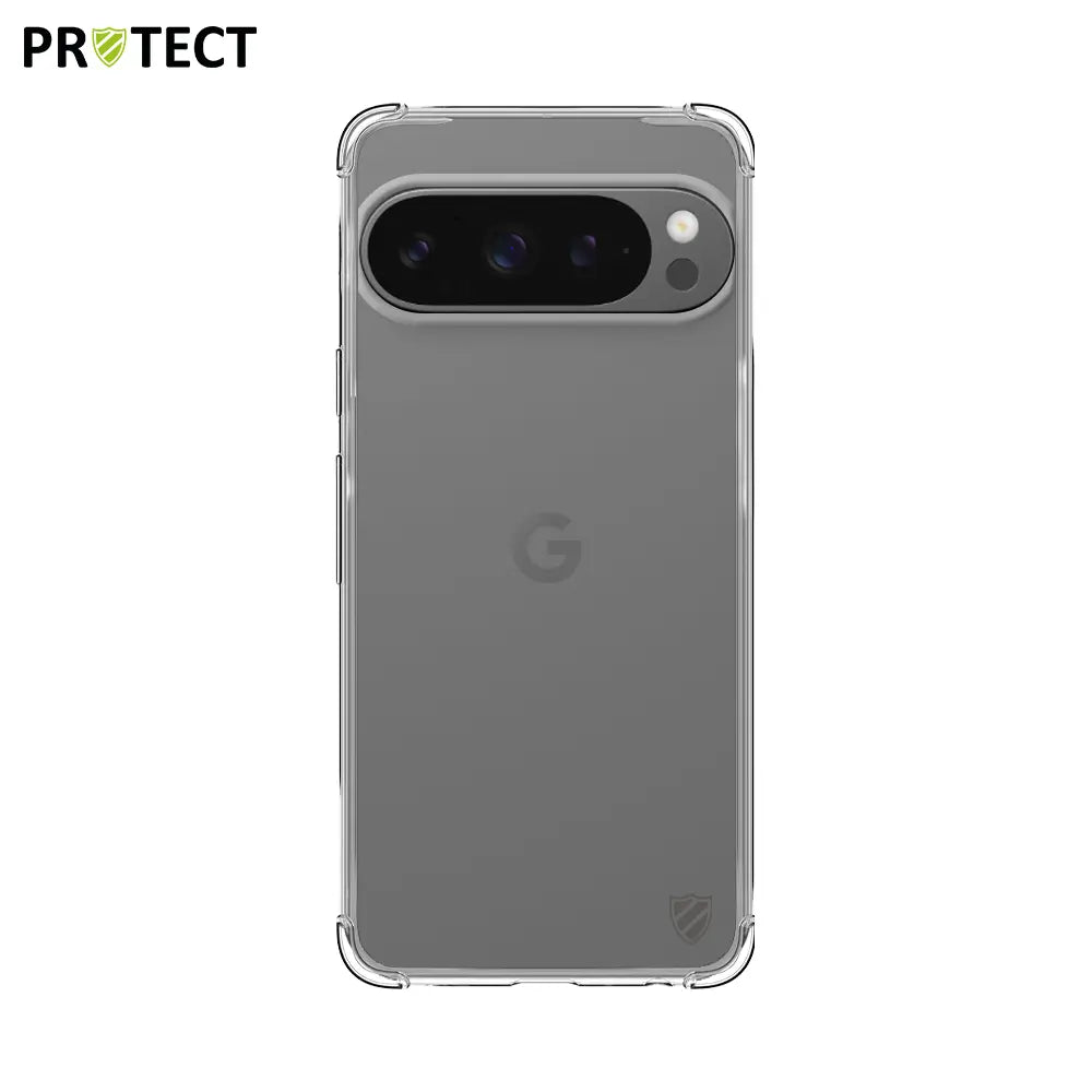Coque Silicone Renforcée PROTECT pour Google Pixel 9 Pro Transparent