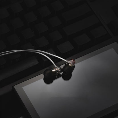 Écouteurs intra-auriculaires HiFi à micro avec transducteur dynamique micro-bobine