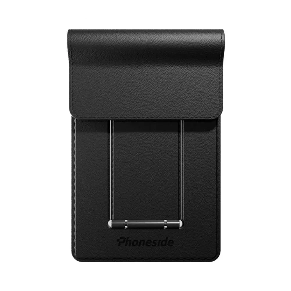 Support pour Smartphone Phoneside Note pour Carnet & Cahier Noir