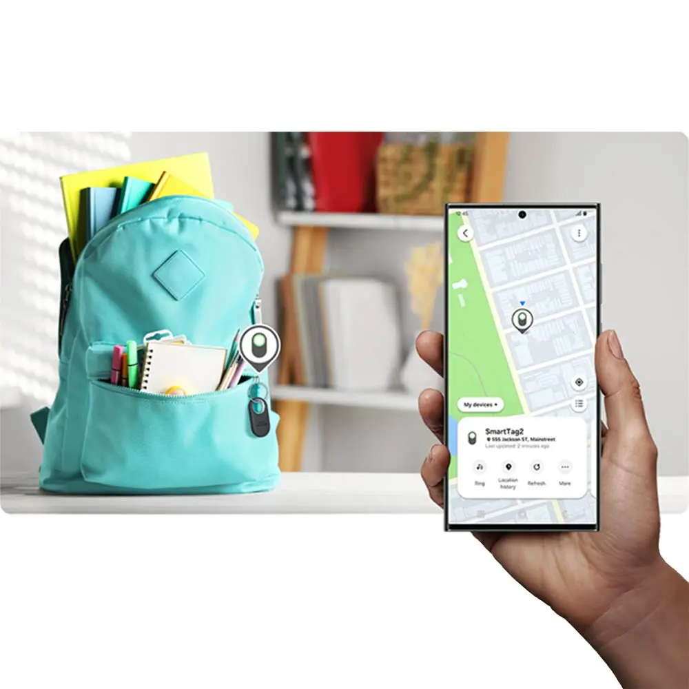 Traceur GPS Samsung Galaxy SmartTag2 SmartThings Find NFC EI-T5600BBEGEU Noir