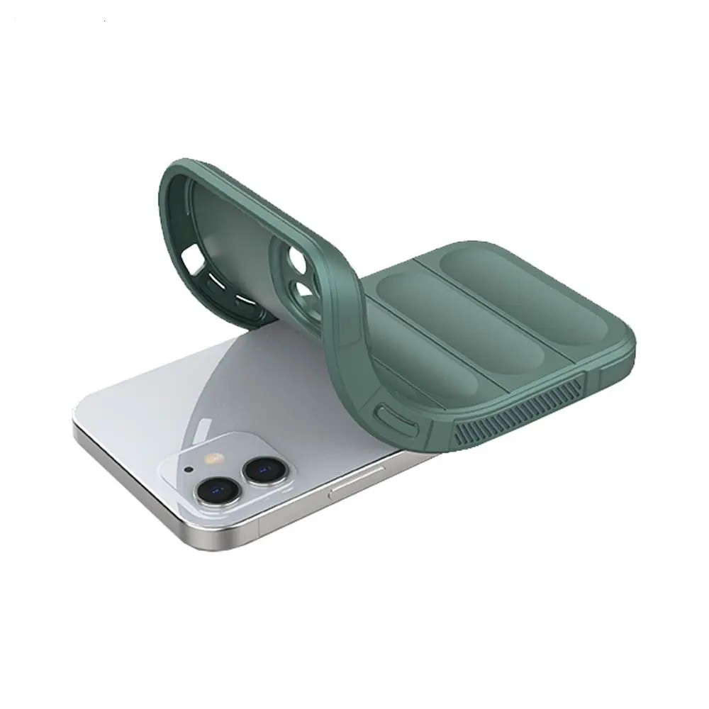 Coque de Protection IX008 PROTECT pour Apple iPhone 12 Vert Foncé