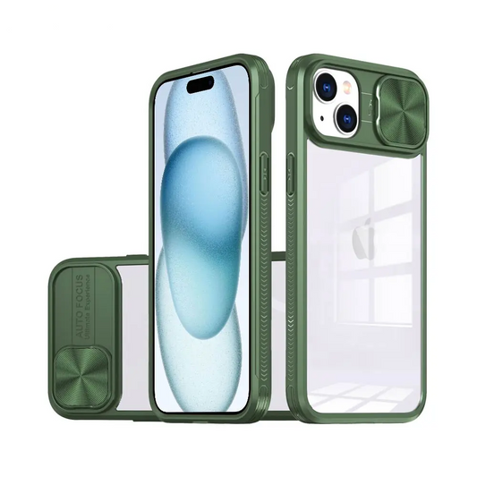 Coque de Protection IE027 PROTECT pour Apple iPhone 15 Vert Foncé