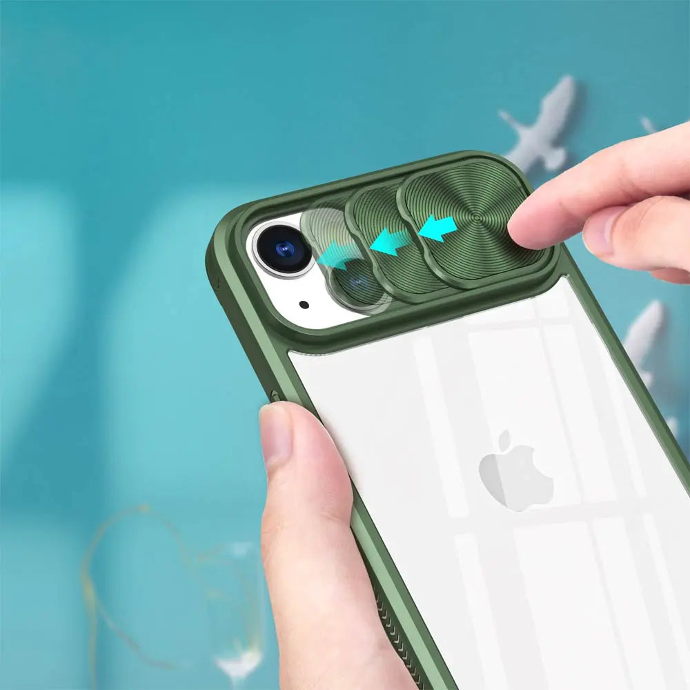 Coque de Protection IE027 PROTECT pour Apple iPhone 15 Vert Foncé