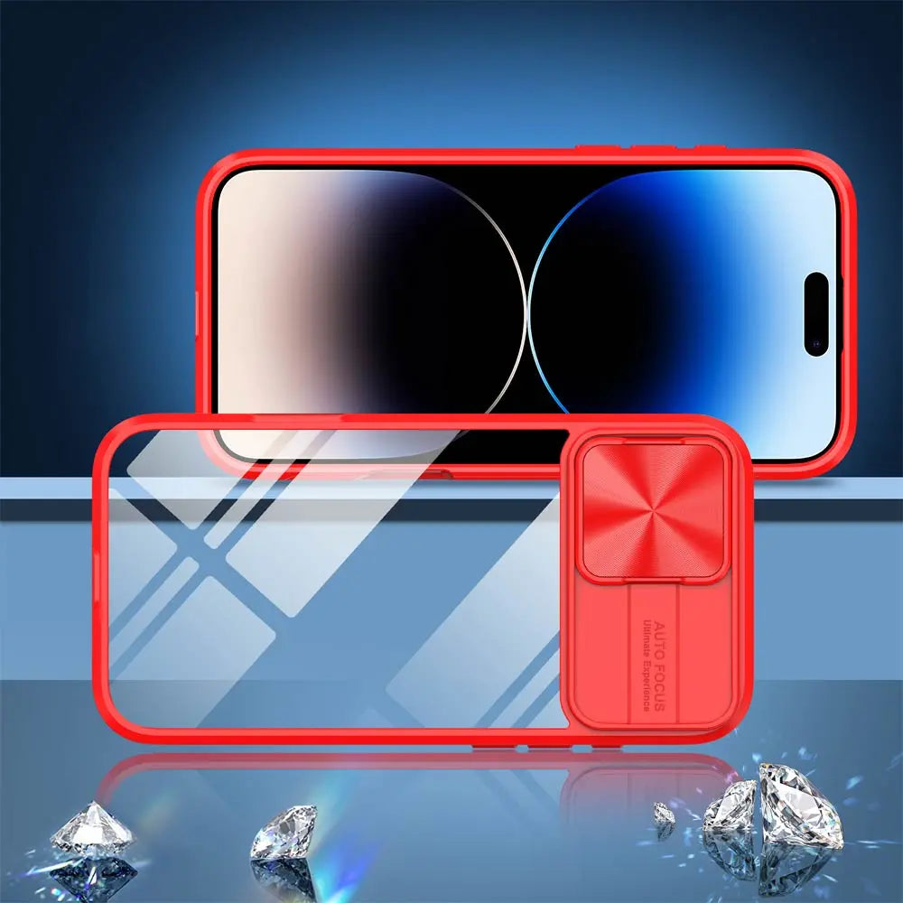 Coque de Protection IE027 PROTECT pour Apple iPhone 14 Pro Max Rouge