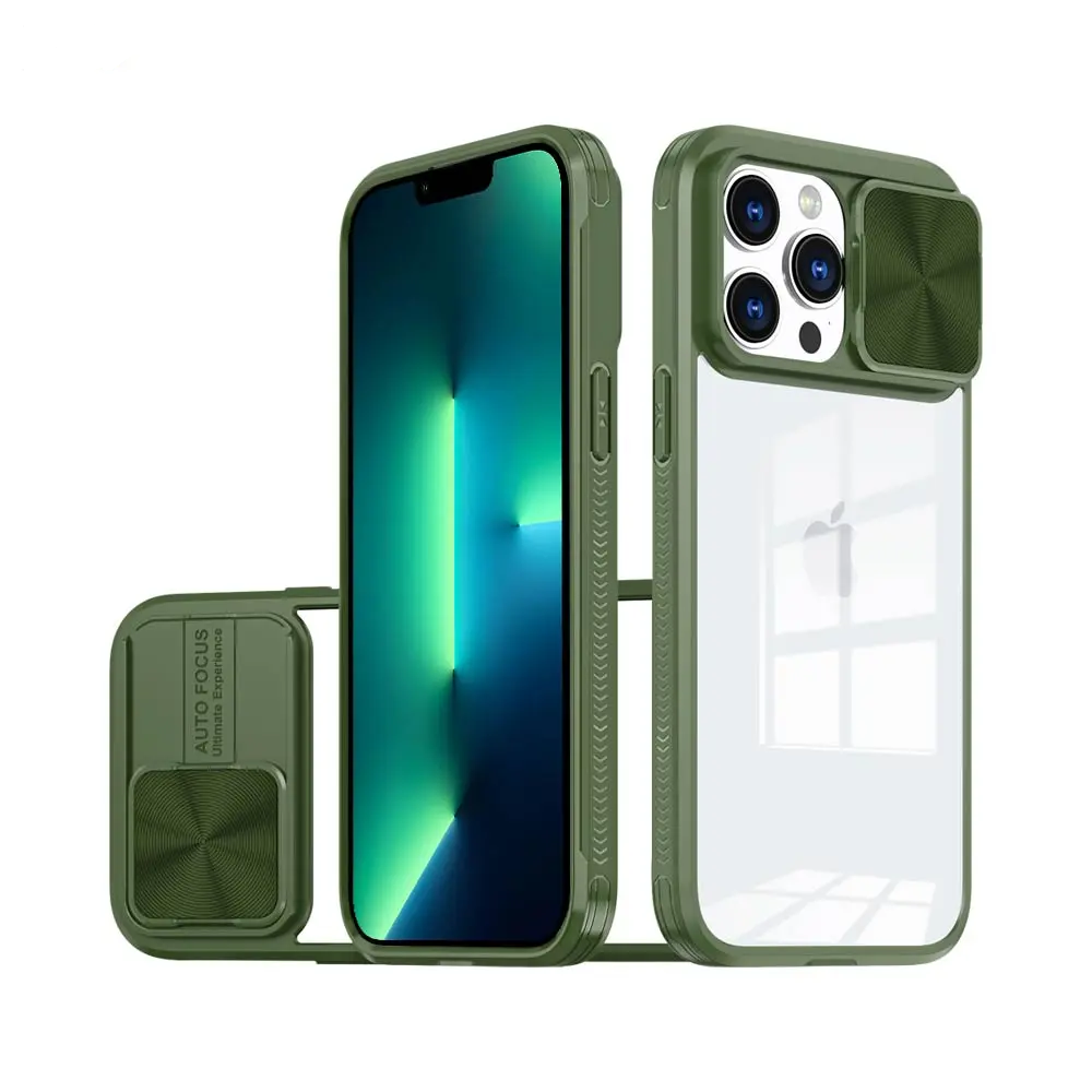 Coque de Protection IE027 PROTECT pour Apple iPhone 13 Pro Vert Foncé