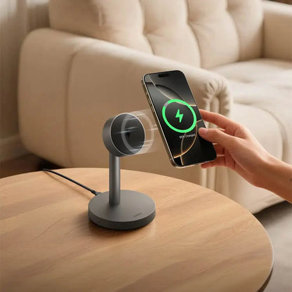 Station de Charge sans Fil AUKEY Qi2.2 MagFusion 1X LC-MC111 Gris
