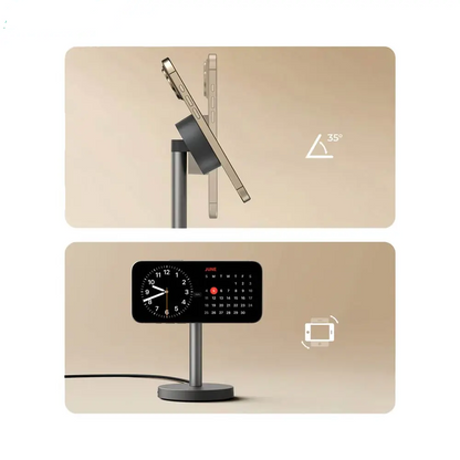 Station de Charge sans Fil AUKEY Qi2.2 MagFusion 1X LC-MC111 Gris