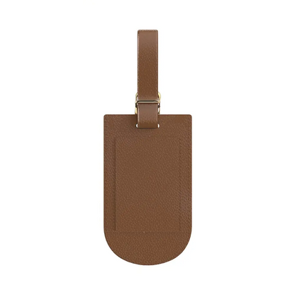 Traceur GPS MILI MiTag Duo avec Étiquette de Bagage en Cuir PU Apple Find My & Google Find Hub Marron