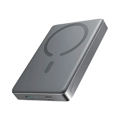 Batterie Externe Power Bank Sans Fil Magnétique JOYROOM JR-PBM08 Pro Ultra Fine 10000mAh 22.5W Titane Naturel