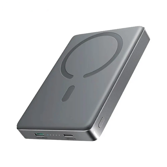 Batterie Externe Power Bank Sans Fil Magnétique JOYROOM JR-PBM08 Pro Ultra Fine 10000mAh 22.5W Titane Naturel