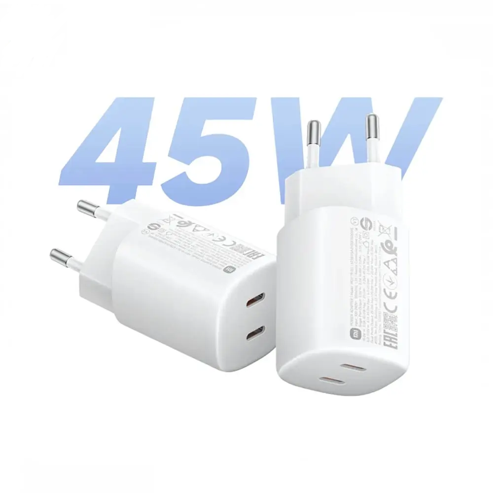 Chargeur Secteur GaN Xiaomi BHR087OEU USB-C 45W Blanc