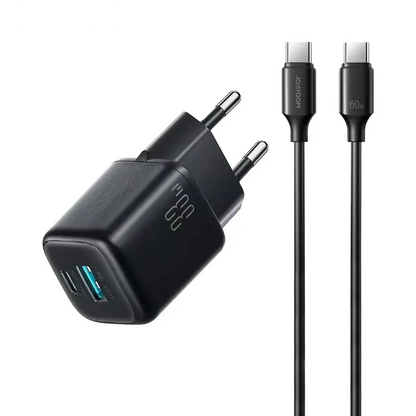 Chargeur Secteur Multi JOYROOM JR-TG7 33W avec Câble USB-C vers USB-C 60W Noir
