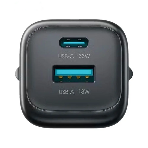 Chargeur Secteur Multi JOYROOM JR-TG7 33W avec Câble USB-C vers USB-C 60W Noir