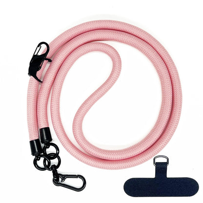 Cordon de téléphone en corde d’escalade 10 mm avec joint, bandoulière réglable pour téléphone portable et appareil photo, sangle anti-perte pour le cou