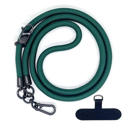 Cordon de téléphone en corde d’escalade 10 mm avec joint, bandoulière réglable pour téléphone portable et appareil photo, sangle anti-perte pour le cou