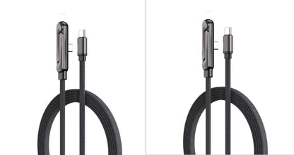 240W Foldable Stand Data Cable With Super fast Charging Support