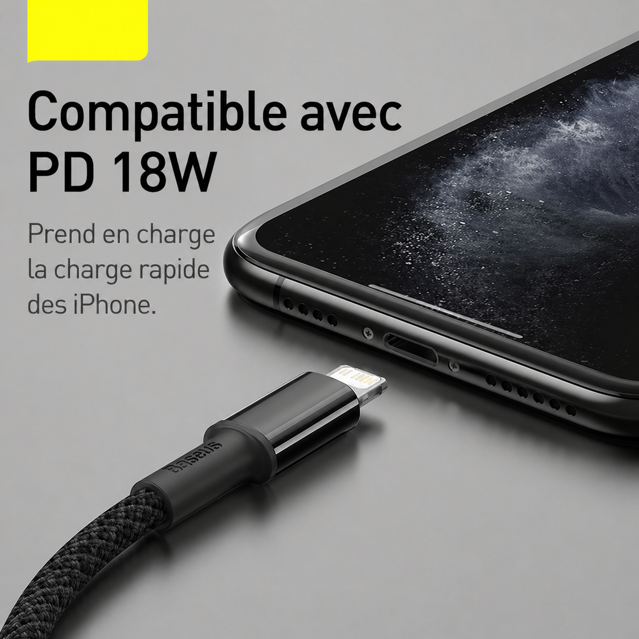 Câble de données pour téléphone portable à charge rapide PD