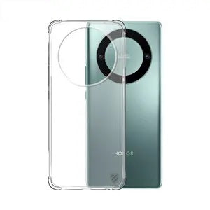Coque Silicone Renforcée PROTECT pour Honor Magic 5 Lite Transparent