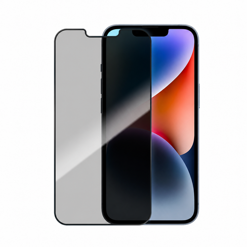 Verre Trempé PRIVACY PROTECT pour Apple iPhone 13, iPhone 13 Pro, iPhone 14, iPhone 16e & iPhone 17e Transparent