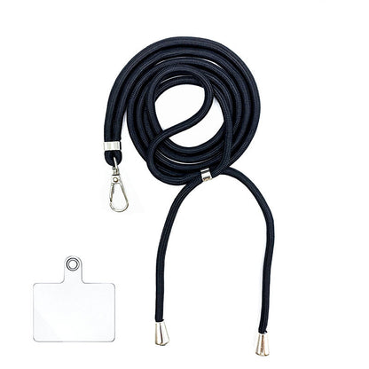 Cordon bandoulière en nylon 6 mm avec autocollants pour coque de téléphone