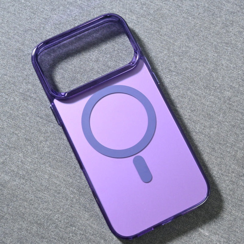 Coque de téléphone portable électroplaquée anti-empreintes, portable