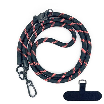 Cordon de téléphone en corde d’escalade 10 mm avec joint, bandoulière réglable pour téléphone portable et appareil photo, sangle anti-perte pour le cou