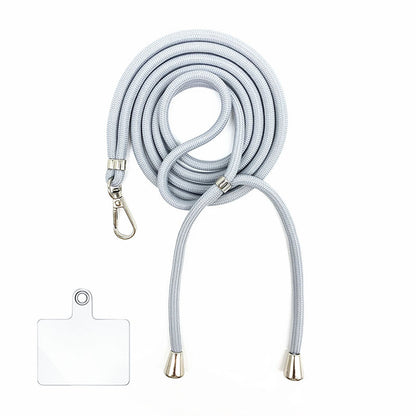 Cordon bandoulière en nylon 6 mm avec autocollants pour coque de téléphone