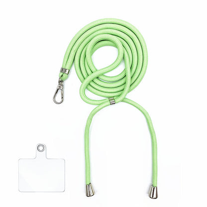 Cordon bandoulière en nylon 6 mm avec autocollants pour coque de téléphone