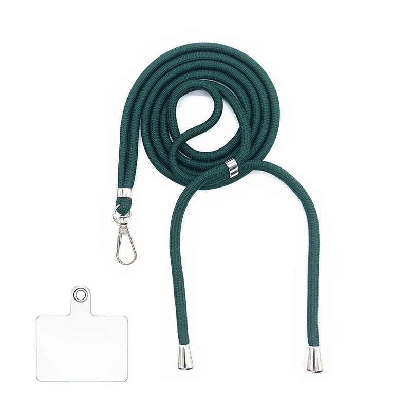 Cordon bandoulière en nylon 6 mm avec autocollants pour coque de téléphone
