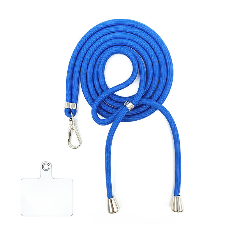 Cordon bandoulière en nylon 6 mm avec autocollants pour coque de téléphone