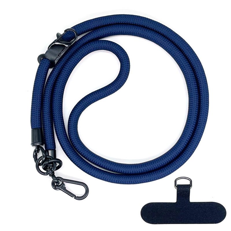 Cordon de téléphone en corde d’escalade 10 mm avec joint, bandoulière réglable pour téléphone portable et appareil photo, sangle anti-perte pour le cou